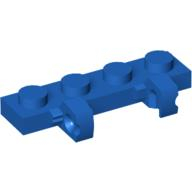 Lego destička 1x4 se dvěma panty z boku svisle, modrá (4527639, 4193482)